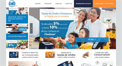 Desktop Screenshot of consubanco.com